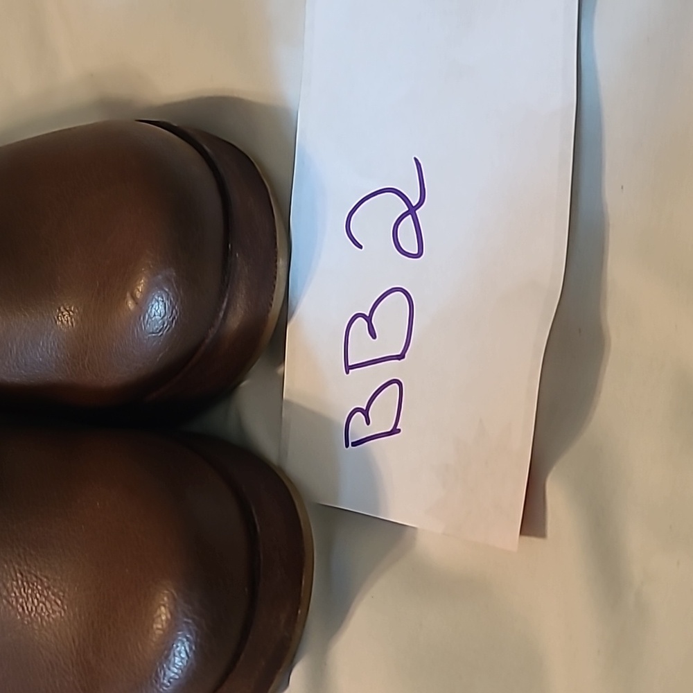 Kork-Ease Brown Leather Mule Clogs - Picture 7 of 7